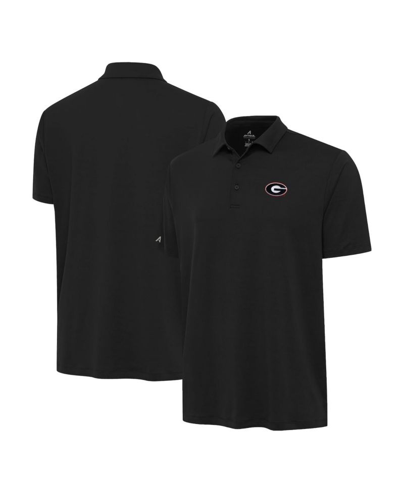 Men's Black Georgia Bulldogs Reprocess Polo Shirt