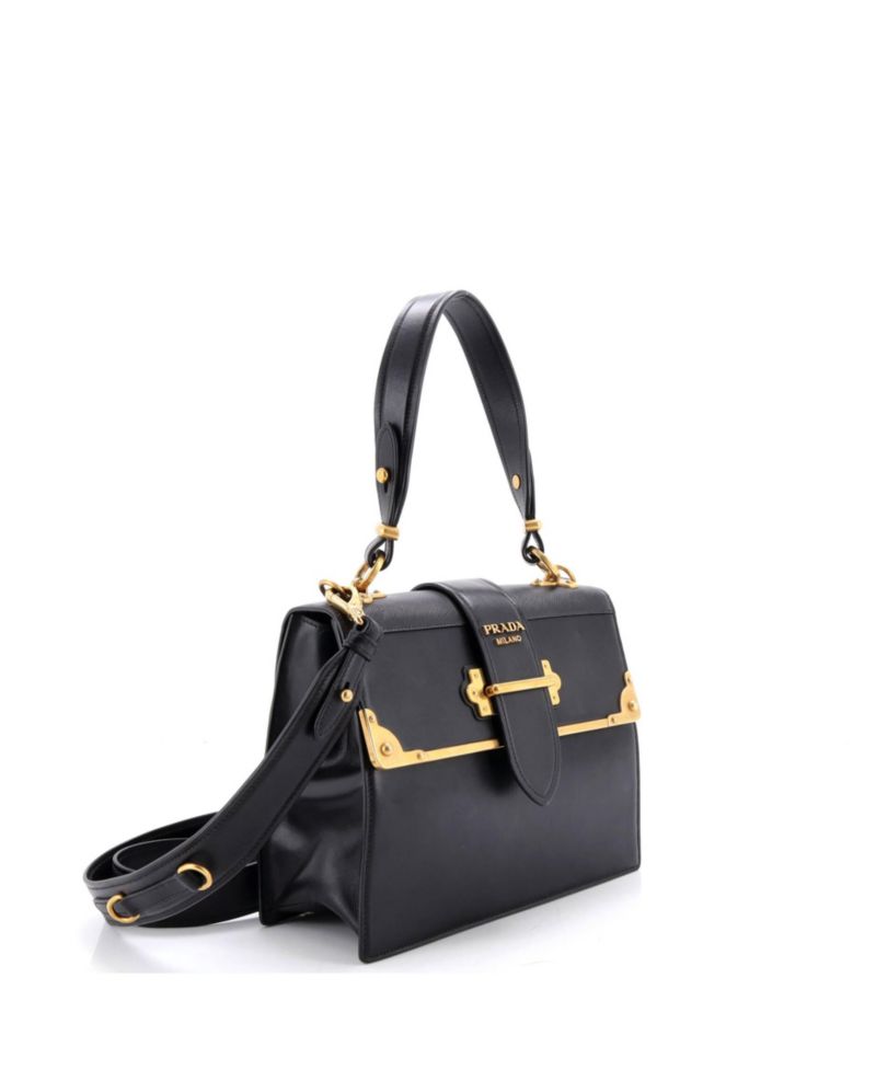 Medium Cahier Convertible Shoulder Bag City Calf and Saffiano