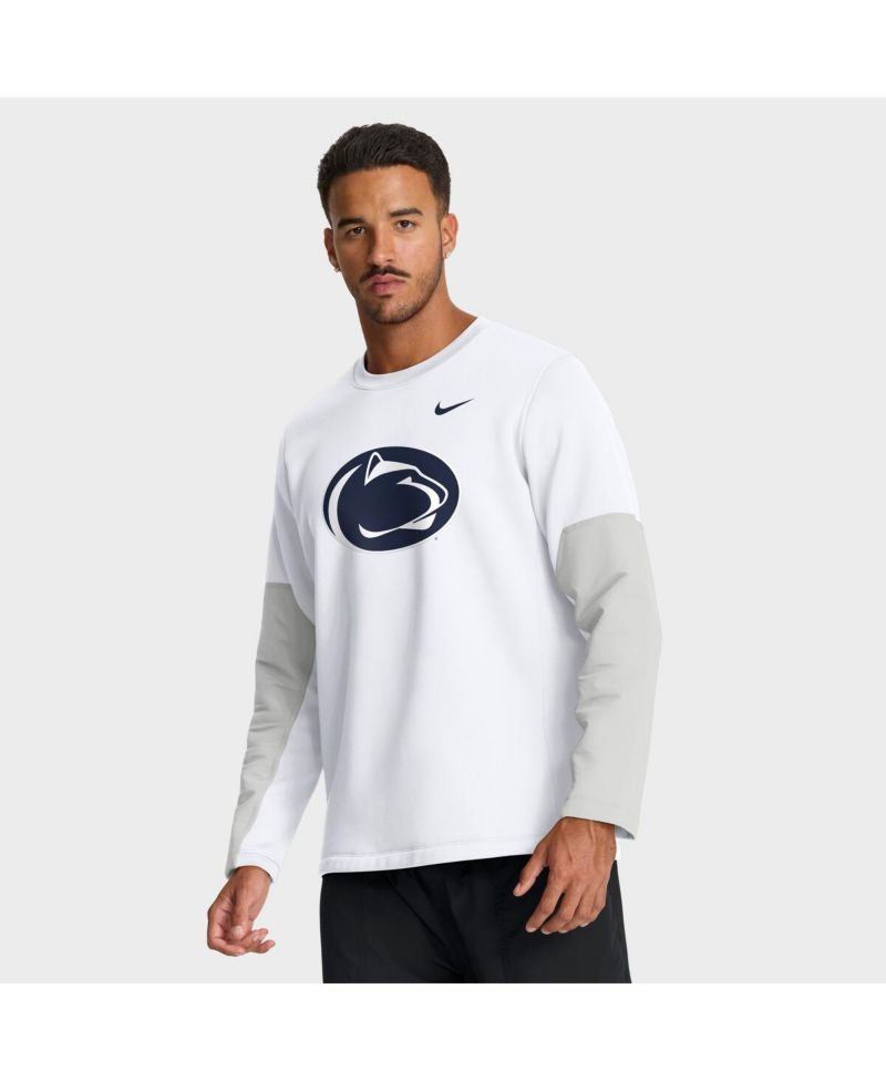 Men's White Penn State Nittany Lions 2025 Sideline Coach Performance Long Sleeve T-Shirt