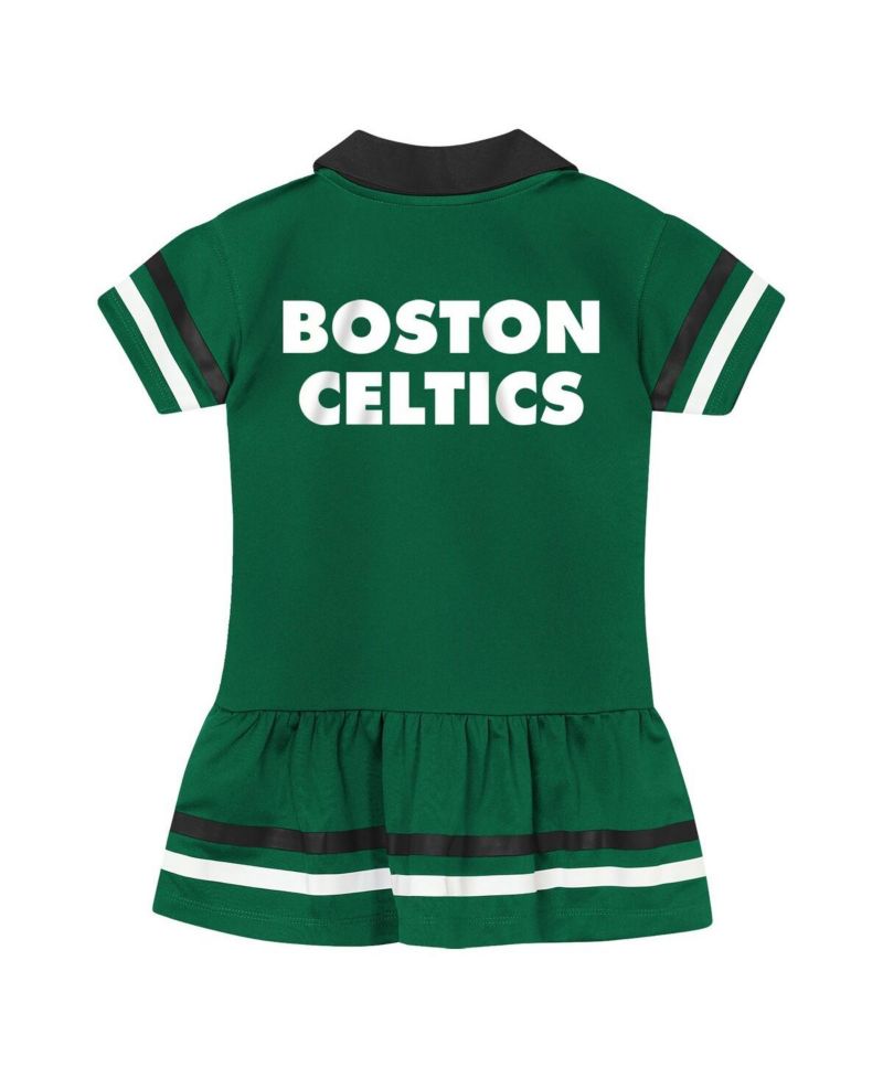 Girls Kelly Green Boston Celtics Star Player Fashion Dress