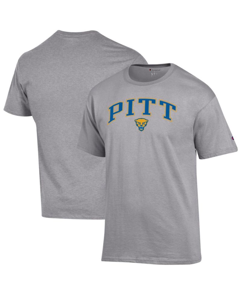 Men's Royal Pitt Panthers Arch Over Logo T-Shirt