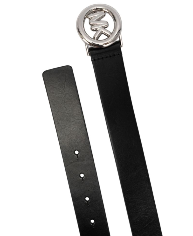 MICHAEL Burnished Leather Belt