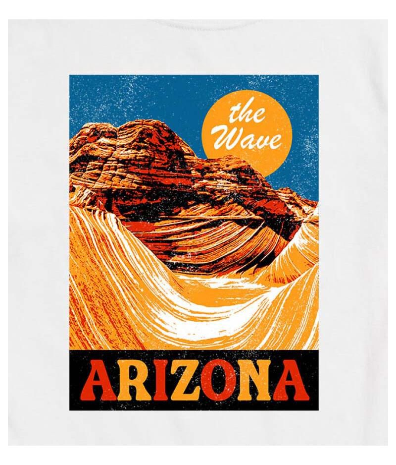 Hybrid Apparel The Wave Arizona Men's Short Sleeve Tee