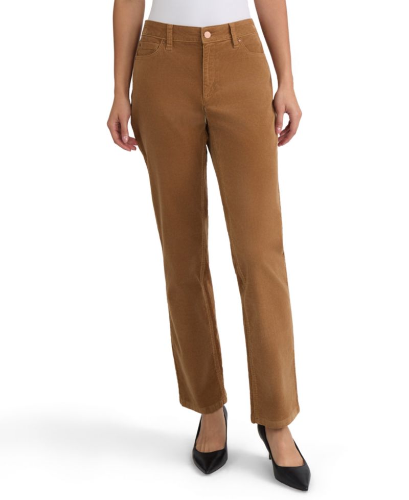Petite Lexington Corduroy Straight Pants