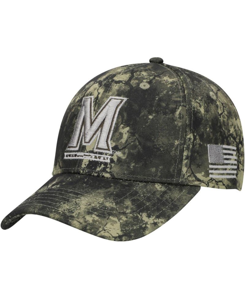 Men's Camo Maryland Terrapins Freedom Collection Blitzing Performance Adjustable Hat