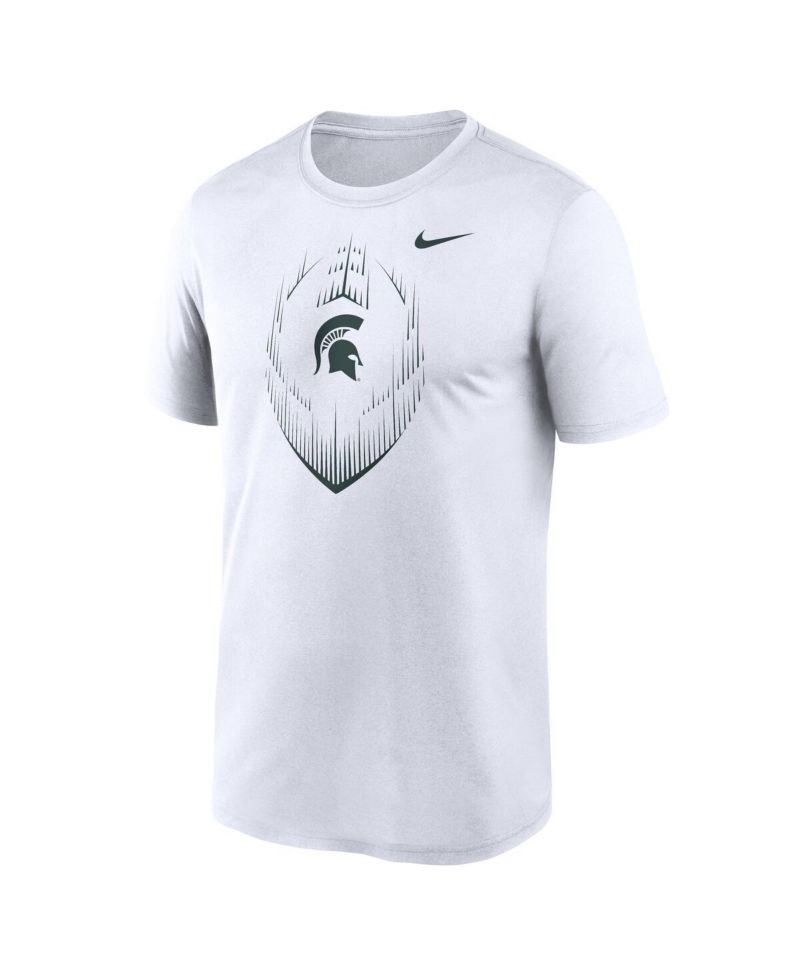 Men's White Michigan State Spartans Primetime Legend Icon Performance T-Shirt