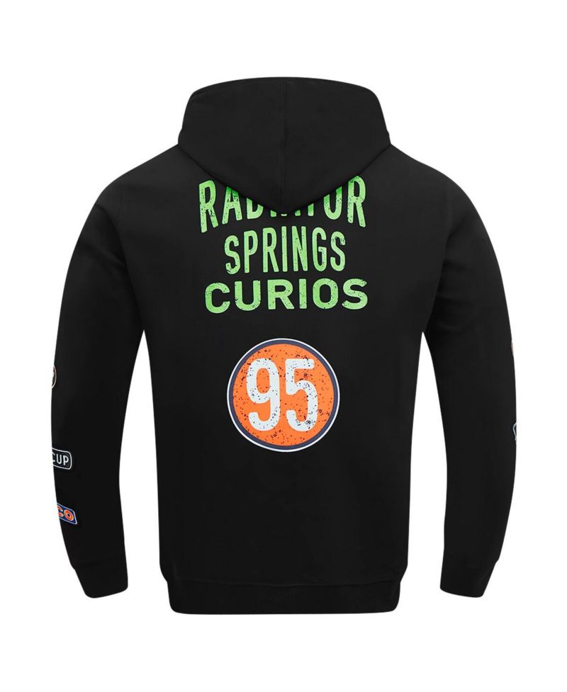Men's Black Cars Radiator Pullover Hoodie