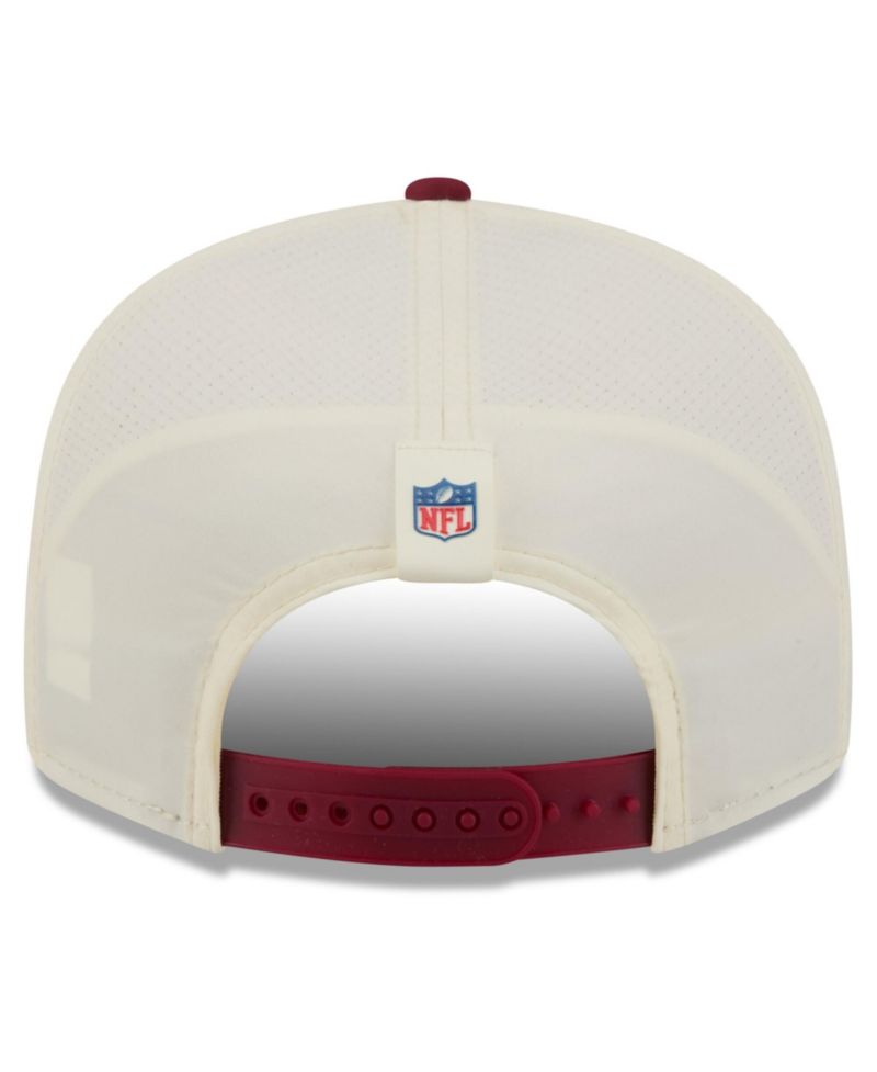 Men's Cream/Burgundy Washington Commanders 2026 NFL Training Camp 9FIFTY Snapback Hat
