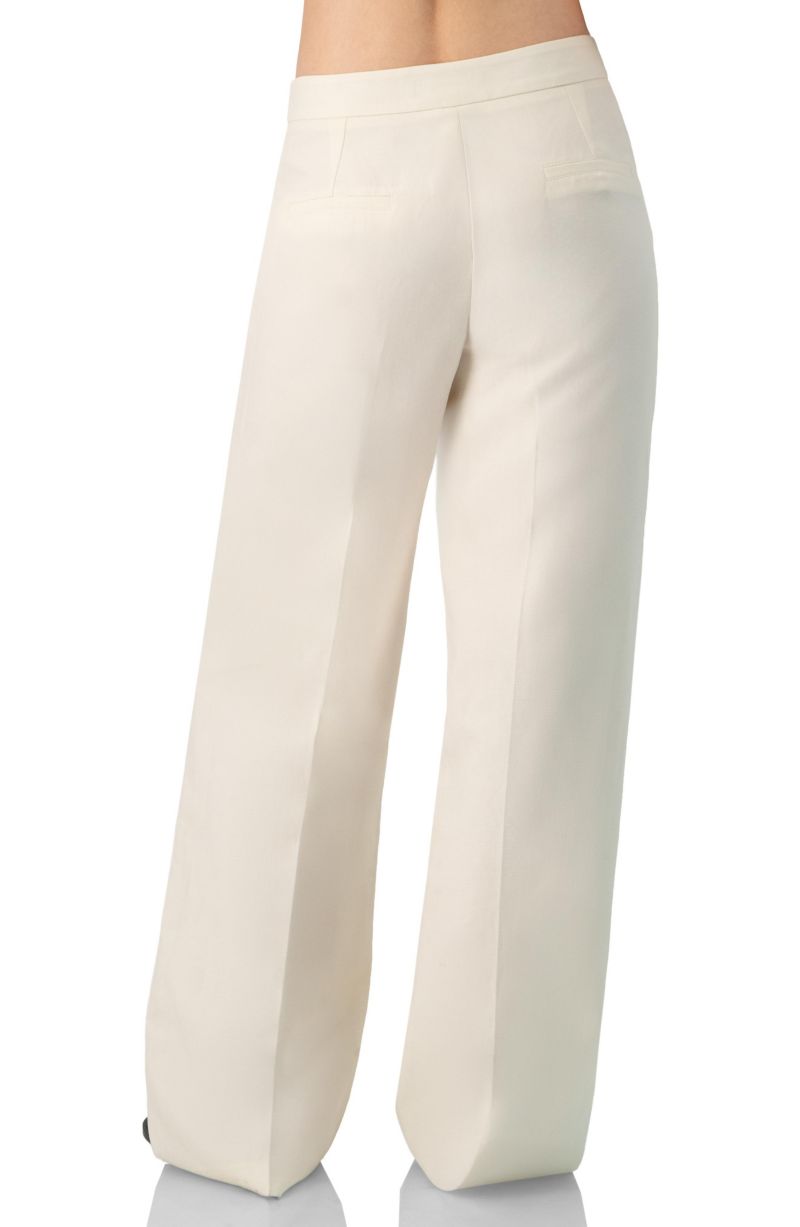 Women's Linen Straight-Leg Pants