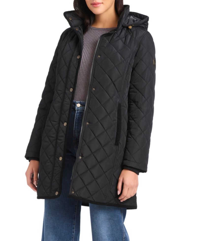 Women's Long Mini Quilt Coat