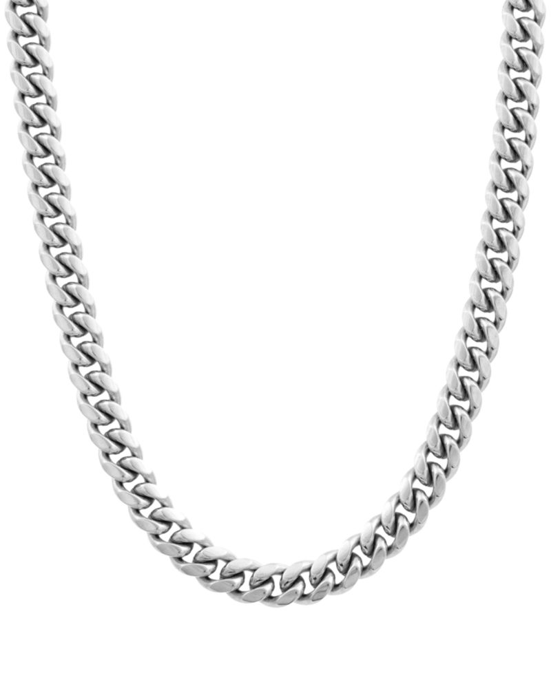 Men's Bold Curb Link 24" Chain Necklace