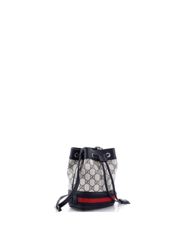 Mini Ophidia Bucket Bag GG Coated Canvas