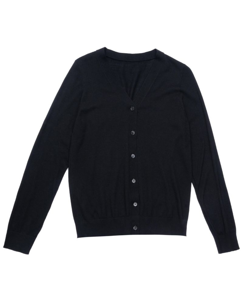 Women's Merino Wool Light Weight Cardigan Ultra Soft Fine Gauge V Neck Sweaters