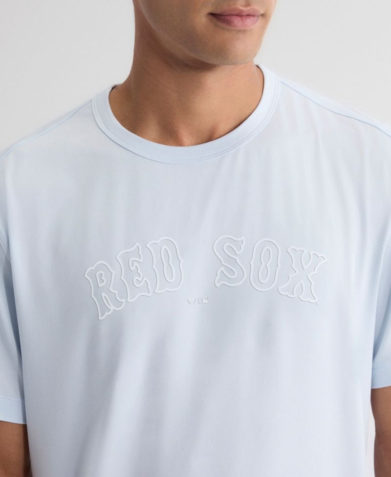 Men's Light Blue Boston Red Sox Clutch Winning Edge T-Shirt
