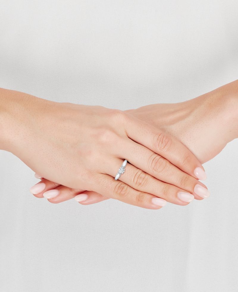 Diamond Engagement Ring (1 ct. t.w.) in 14K White Gold