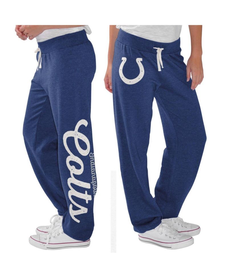 Women's Royal Indianapolis Colts Scrimmage Fleece Pants
