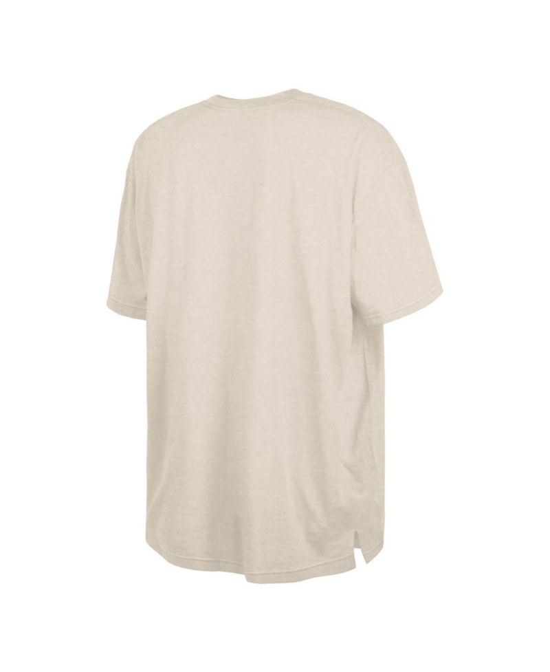 Men's Cream Oakland Raiders Third Down Big & Tall Historic T-Shirt