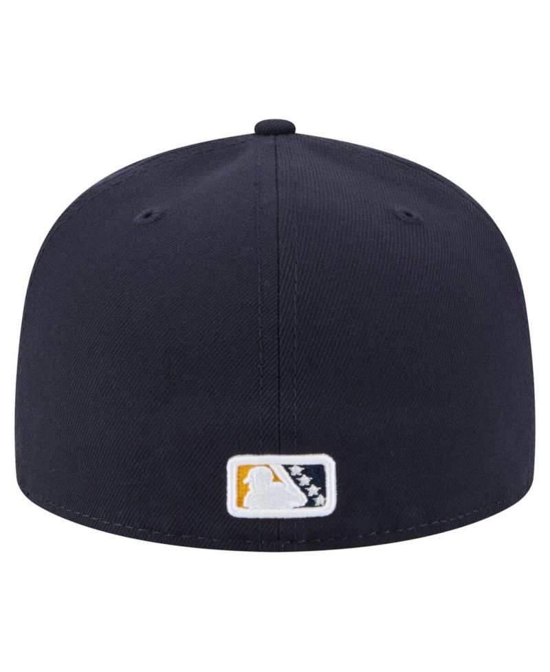 Men's Navy Charleston RiverDogs Authentic Collection 59FIFTY Hat