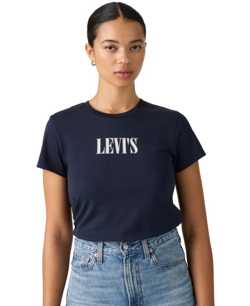 Serif Stud Outline Тёмно-синий Блейзер