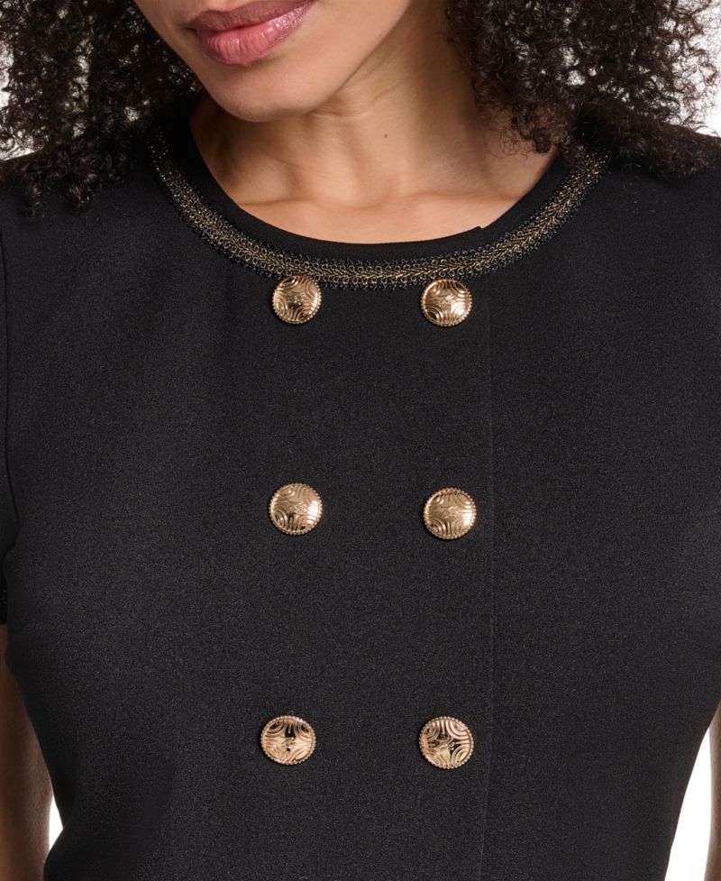 Women's Center Back Zipper Short Dress