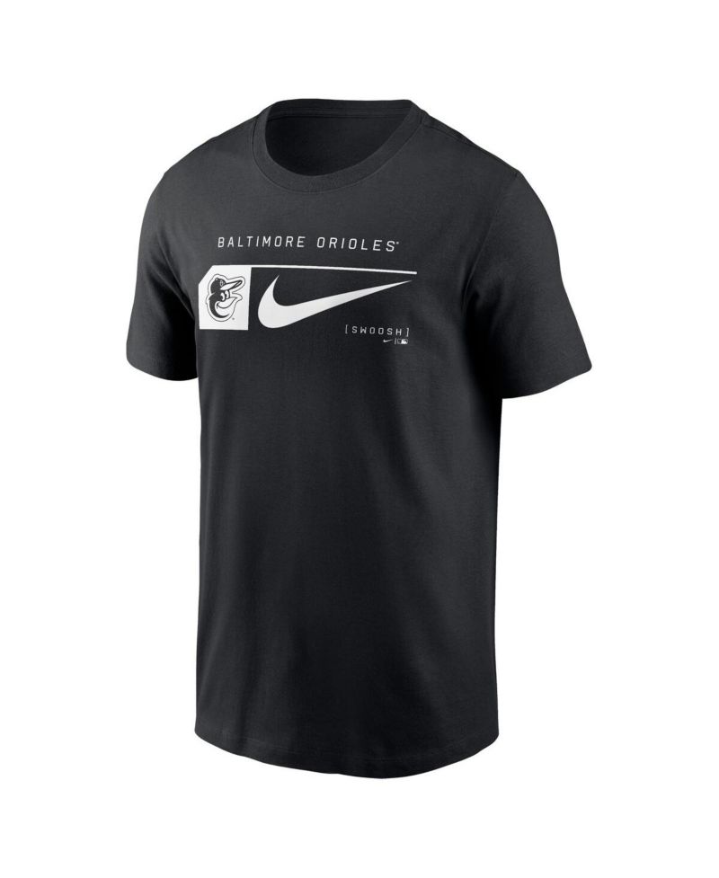 Men's Black Baltimore Orioles Fashion Graphic Swoosh T-Shirt