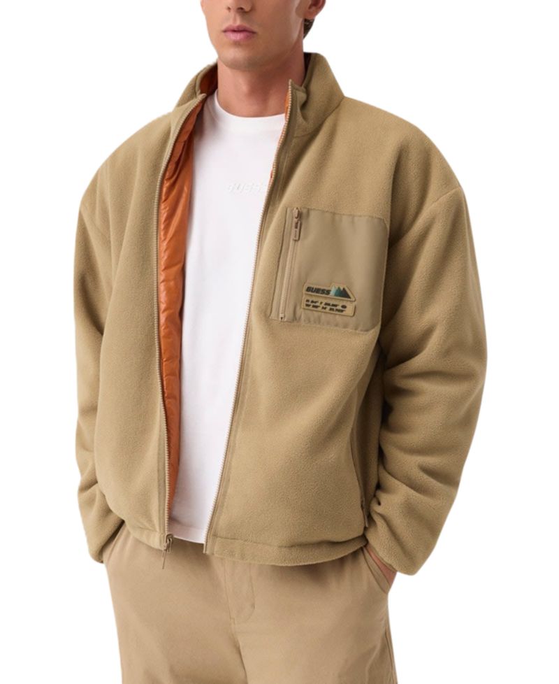 Men's Nirmal Reversible Fleece Athletic-Fit Jacket