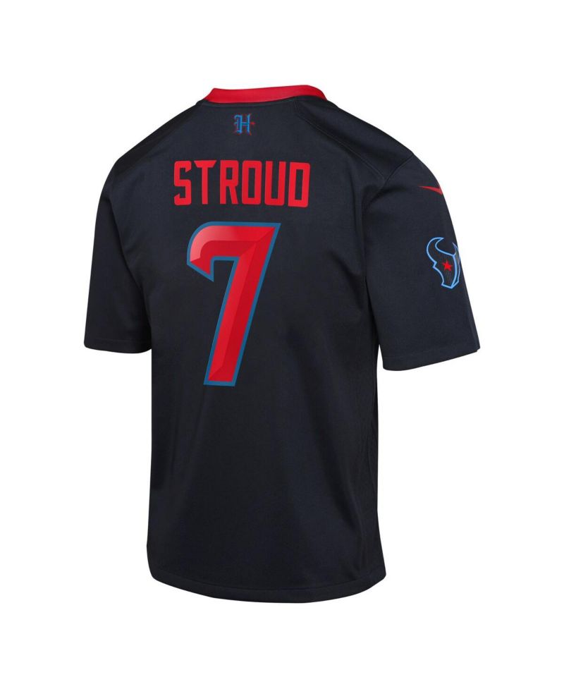 Nike Big Boys and Girls C.J. Stroud Navy Houston Texans 2nd Alternate Game Jersey