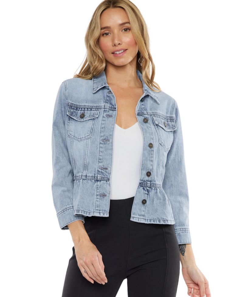 Women's Marilou Peplum Denim Jacket