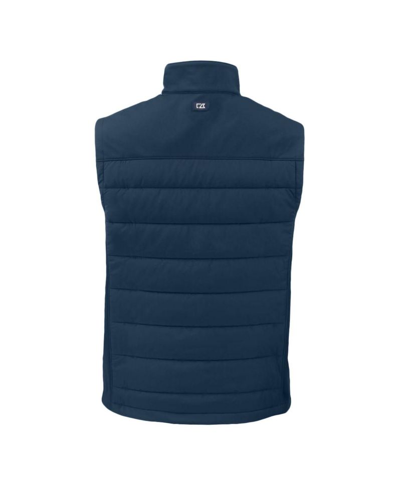 Men's Navy Los Angeles Dodgers Evoke Hybrid Eco Softshell Full-Zip Vest
