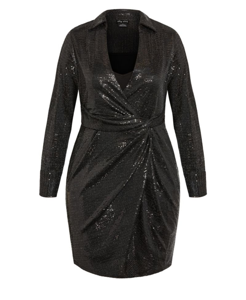 Women's Sequin Glow Dress