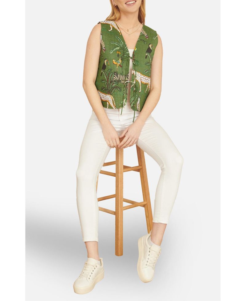 Women's Reversible Cotton Quilted Jacket