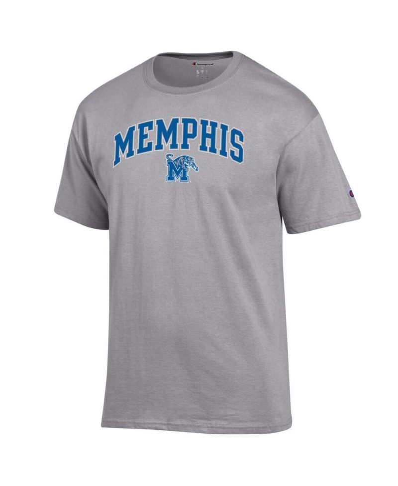 Men's Royal Memphis Tigers Arch Over Logo T-Shirt