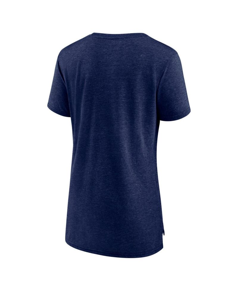 Women's Heather Navy Edmonton Oilers Special Edition 2.0 Modern T-Shirt