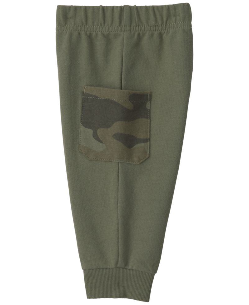 Baby Boys' Camo Vest, Long-Sleeve Bodysuit and Pants, 3-Piece Set