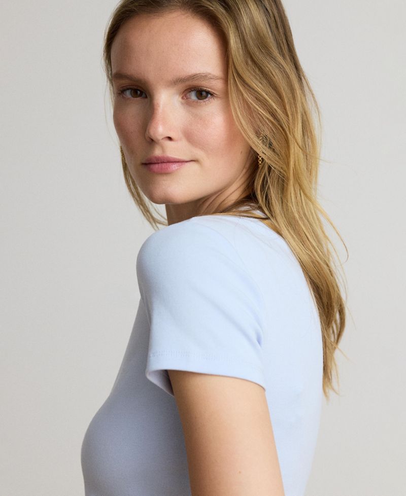 Stretch Knit T-Shirt, Regular & Petite