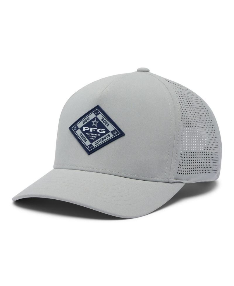 Men's Gray Dallas Cowboys Elite 3D Stretch Snap Hat