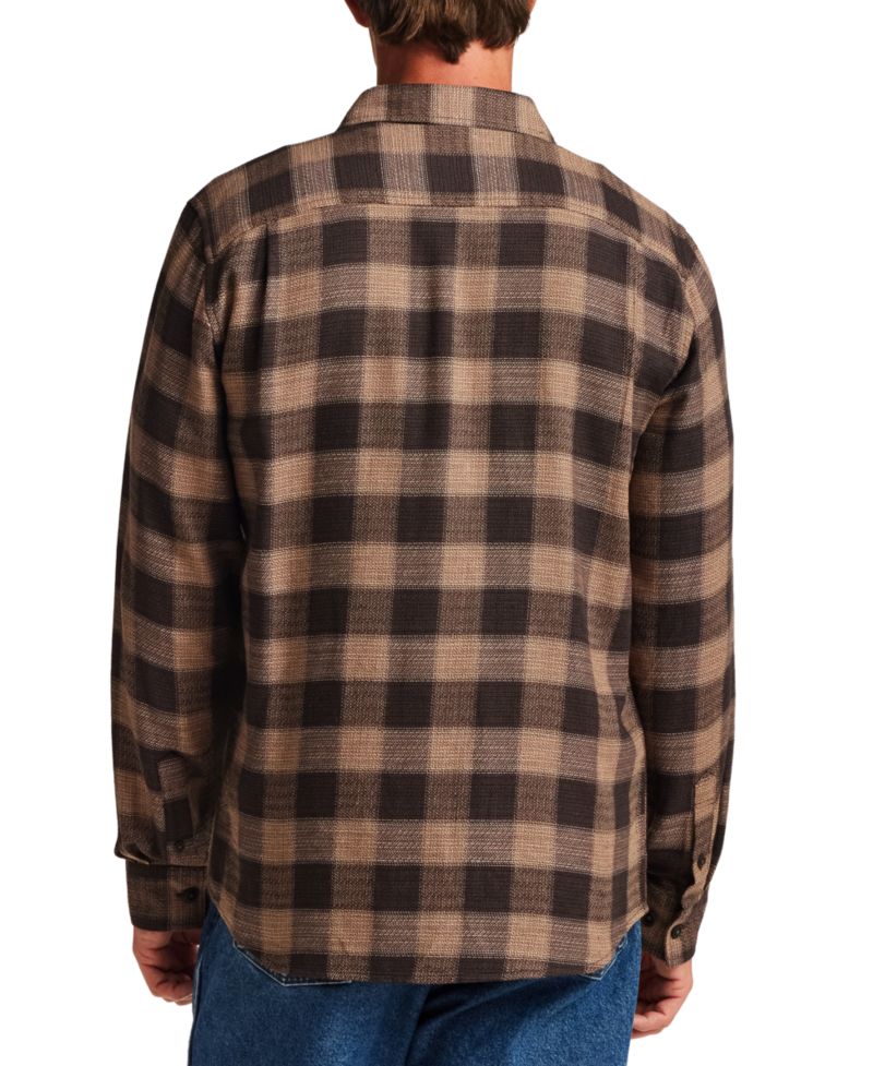 Men's Gauze Dobby Plaid Shirt