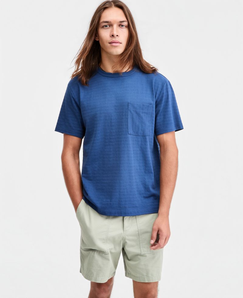 Men's Tonal Stripe Jacquard T-Shirt