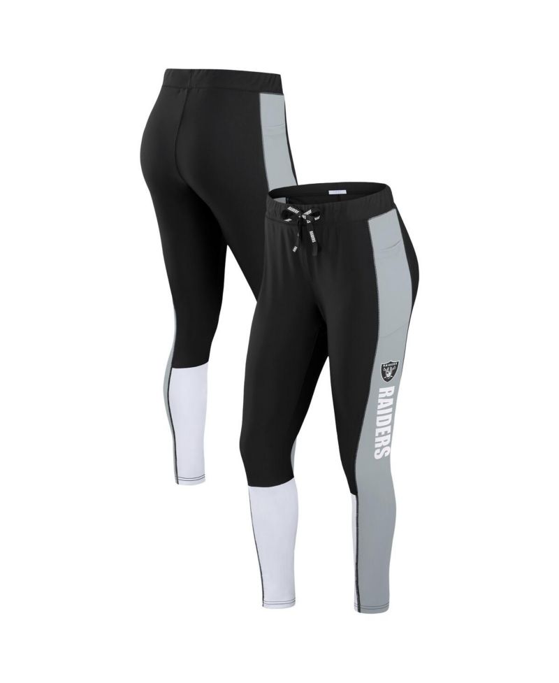 Women's Las Vegas Raiders Color-block Leggings