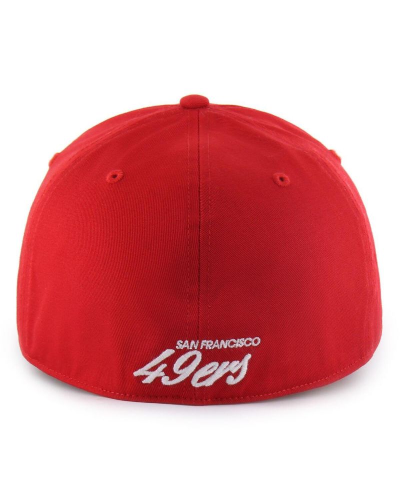 Men's Scarlet San Francisco 49ers Foundational Franchise Fitted Hat