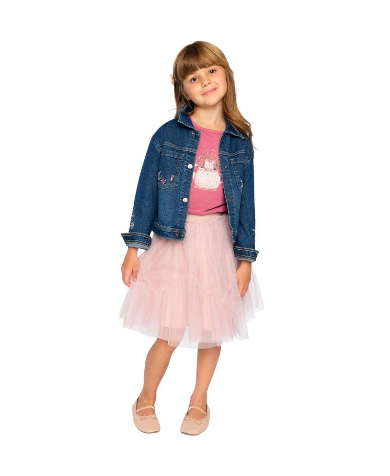 Girl's (6-14) Denim Jacket