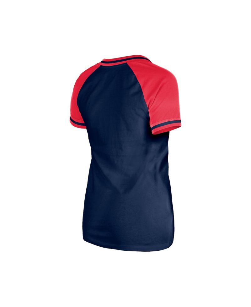 Women's Navy Cleveland Guardians Gameday V-Neck T-Shirt
