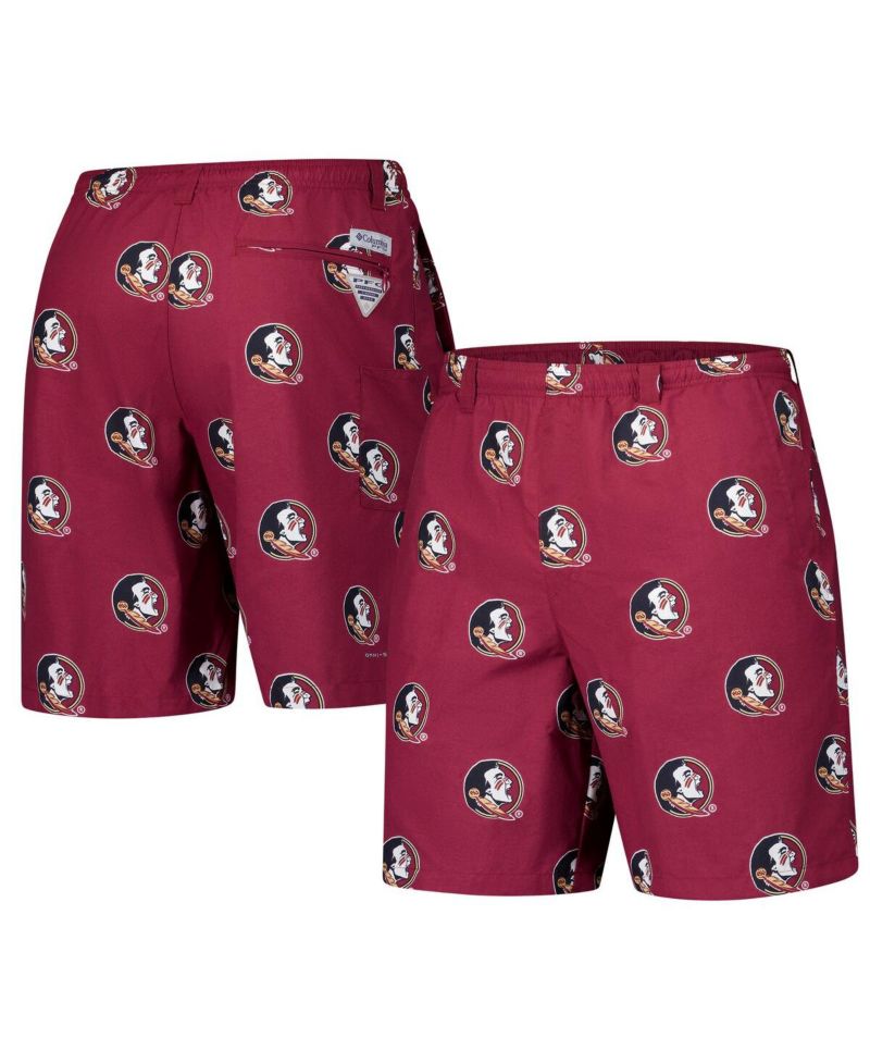 Men's Garnet Florida State Seminoles PFG Backcast III Omni-Shade Shorts