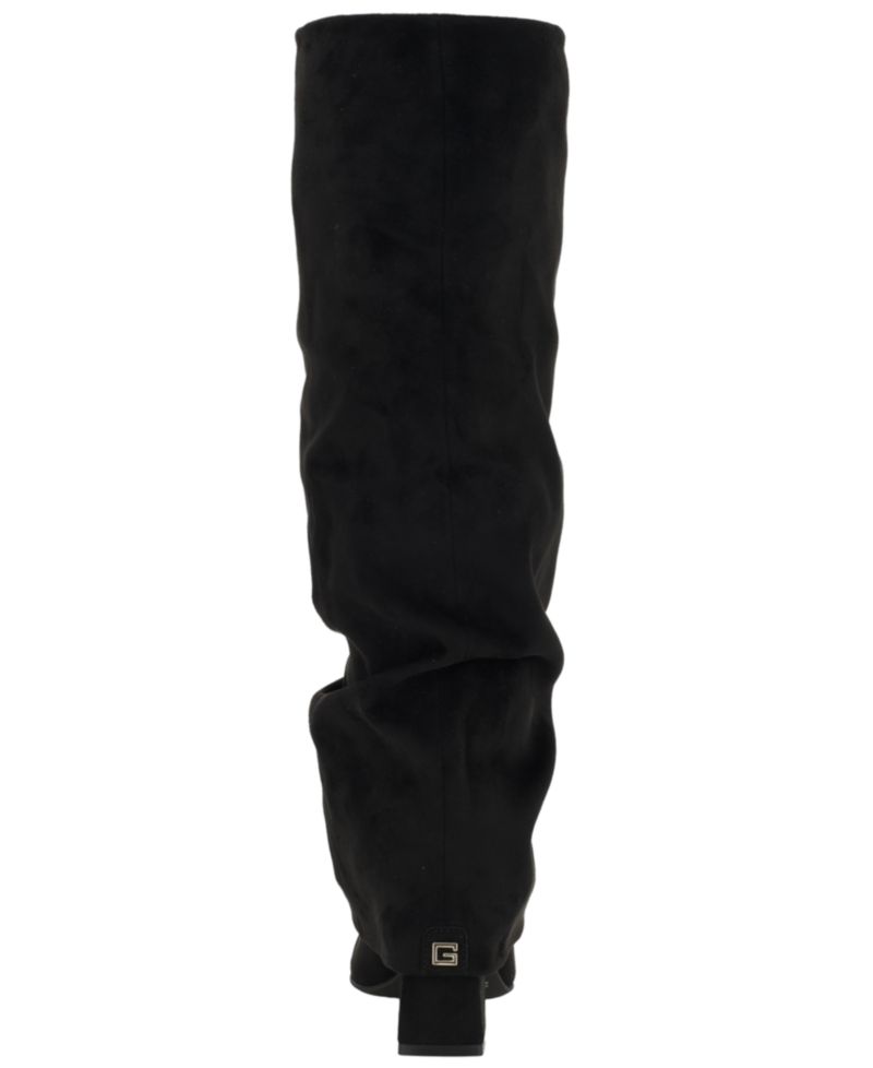 Women's Geima Tall Slouchy Foldover Block Heel Boots, Regular & Wide Calf