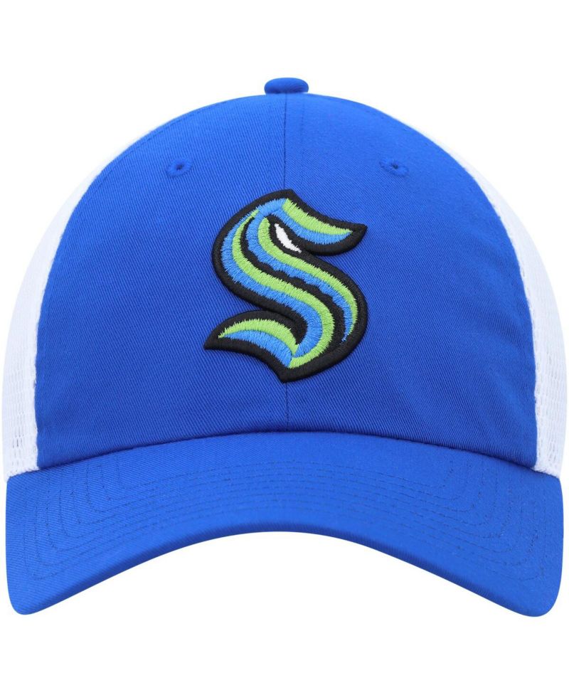 Men's Blue Seattle Kraken Color Pop Trucker Adjustable Hat