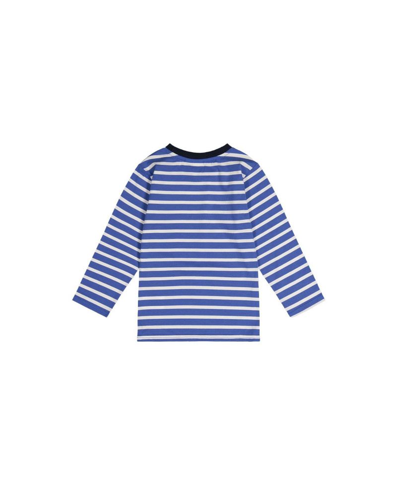 Little and Big Boy 6- 12 Long Sleeve T-Shirt Stripes
