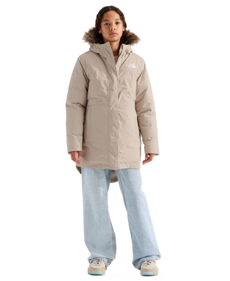 Girls' 7-18 Hooded Parka Jacket
