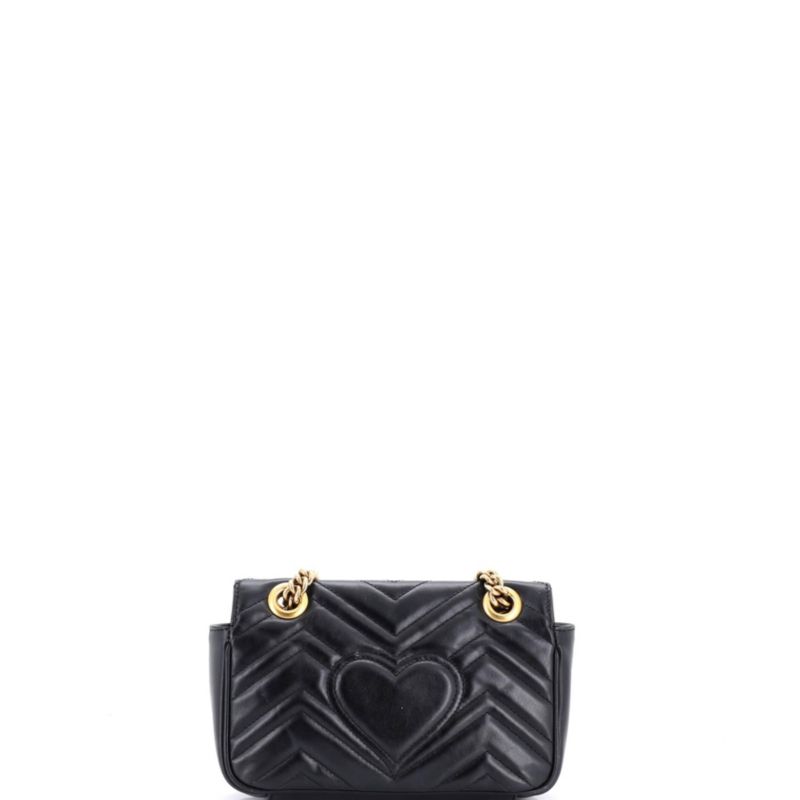 Small GG Marmont Flap Bag Matelasse Leather