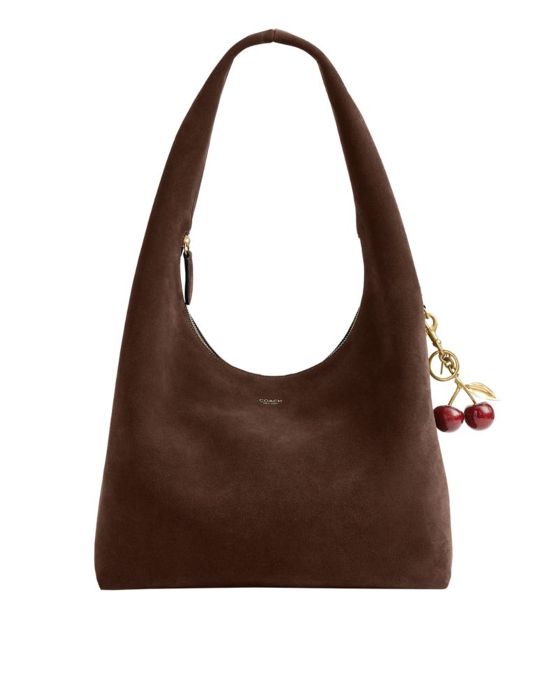 Pillow Brooklyn Large Suede Hobo Bag