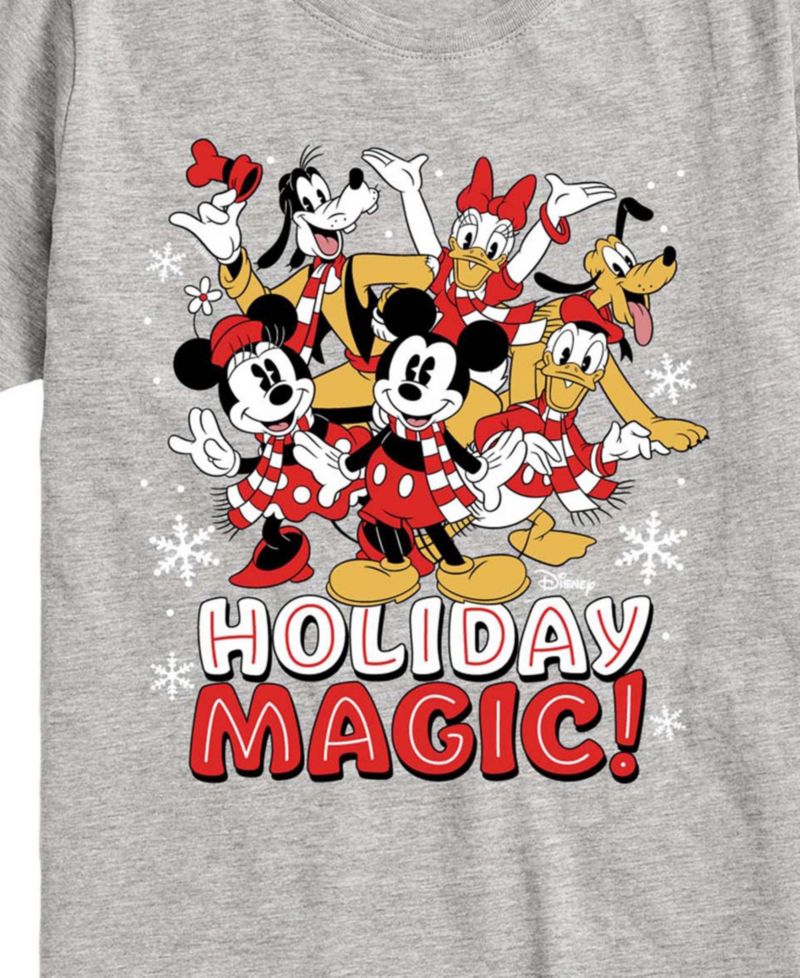 Boys' 8-20 Mickey and Friends Holiday Magic Graphic Short-Sleeve T-Shirt